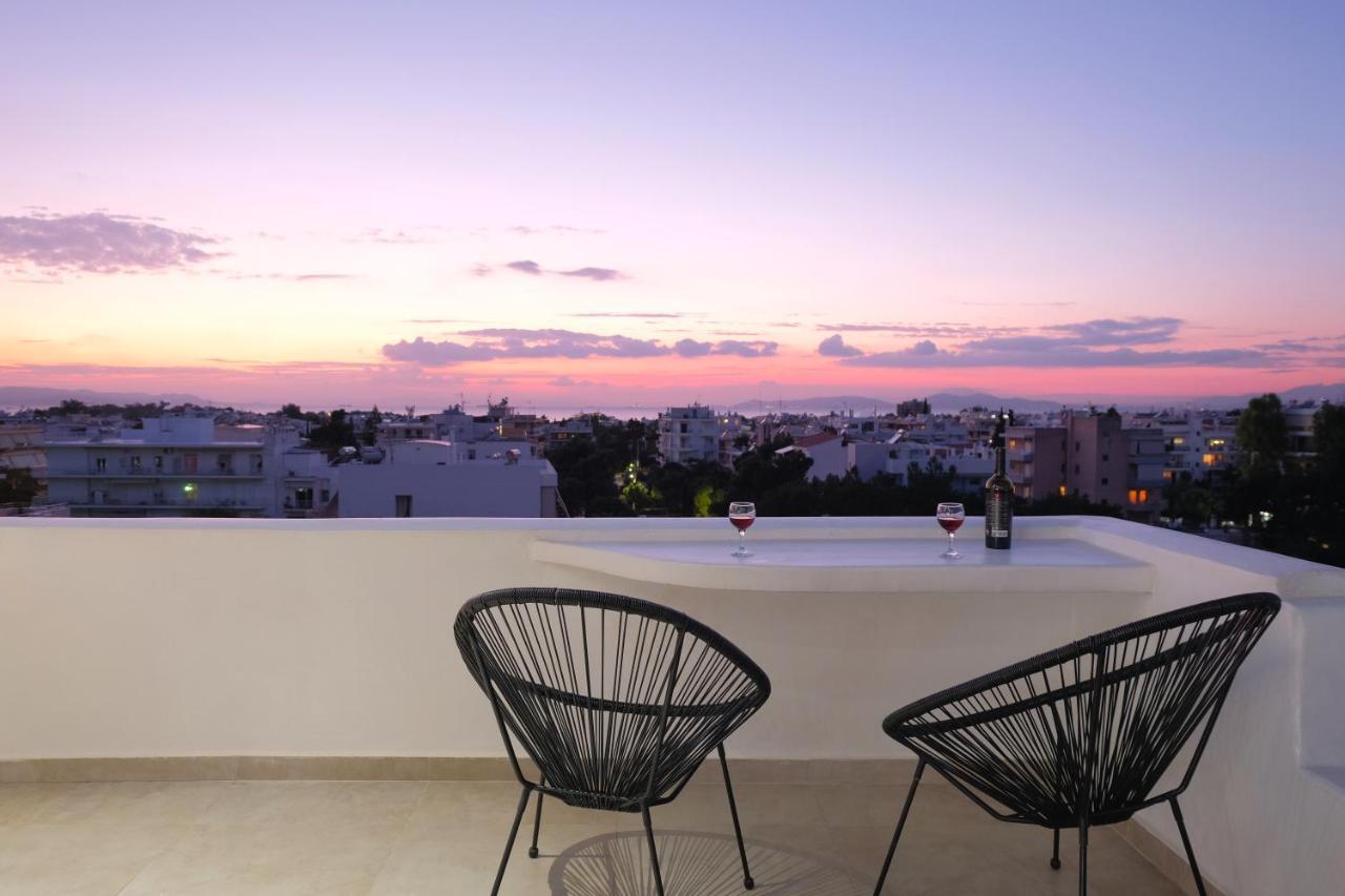 Amazing Suite At Glyfada With Sea View & Jacuzzi Atény Exteriér fotografie