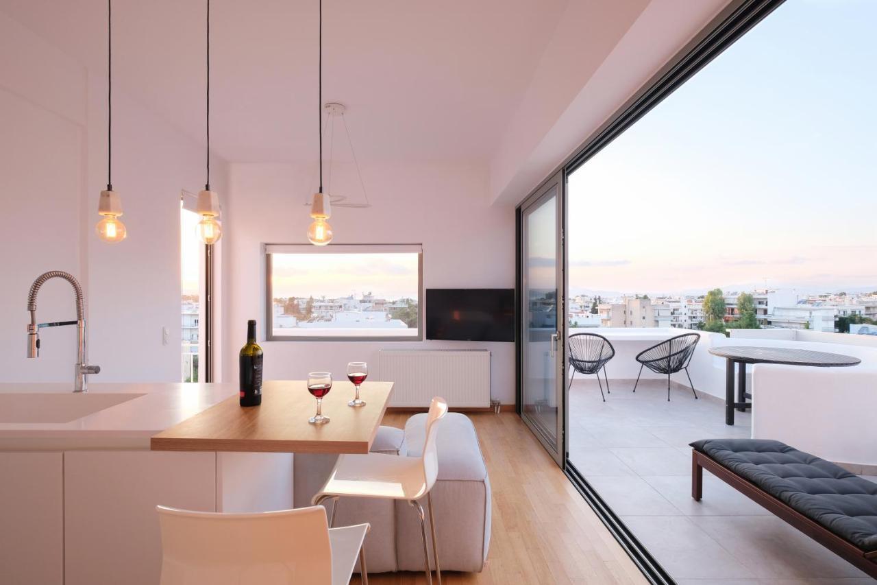 Amazing Suite At Glyfada With Sea View & Jacuzzi Atény Exteriér fotografie